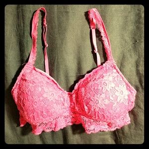 aerie pink bralette